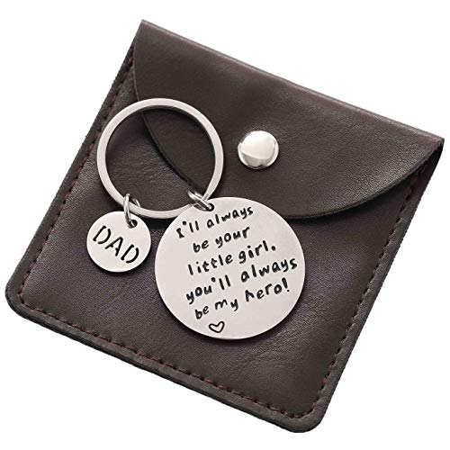 Product Cover Dad Gifts Keychains from Daughter - Fathers Day Gifts Key Chains for Dad Father