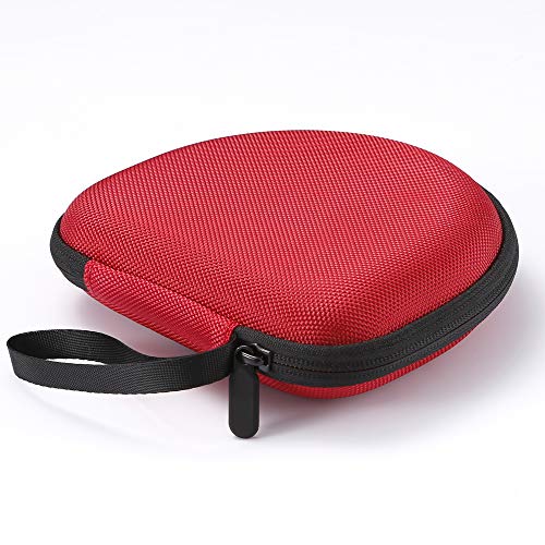 Product Cover Hard Case for Sony MDRZX110NC/ZX300/ZX310/MDRZX110 ZX Series Stereo/MDRZX110AP Extra Bass Headphones Travel Carrying Storage Bag - Red