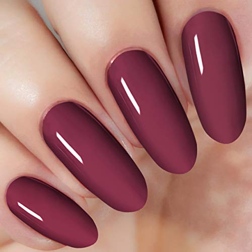 Product Cover Wine Red Dipping Powder (Added Vitamins) I.B.N Nail Dip Acrylic Powder, 1 Ounce (DIP 030)