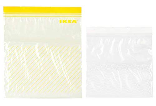 Product Cover Ikea Storage Plastic Bag (2 Sizes, Yellow and White) -50 Pack