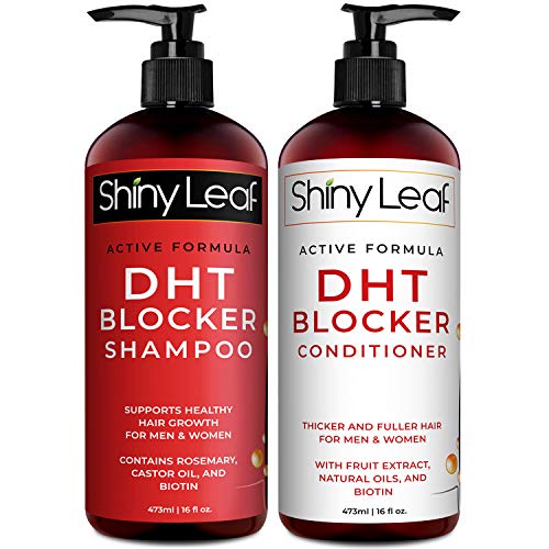 Product Cover DHT Blocker Shampoo and Conditioner for Hair Loss With Biotin For Men, Women, Anti-Hair Loss Treatment, Rosemary and Green Tea Extracts, for Thinning Hair and Hair Loss (Shampoo and Conditioner)
