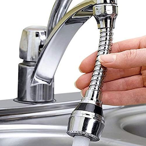 Product Cover Lukzer 1 PC Stainless Steel Turbo Flex 360 Degree Rotatory Flexible Sink Water Saving Faucet Nozzle Sprayer