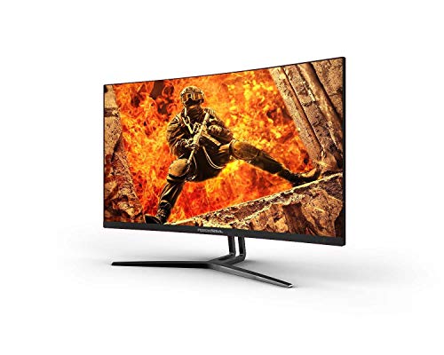 Product Cover ROCKSOUL RSGM-27M3A QHD 144Hz 27 inch Curved Gaming Monitor 2560x1440 2K Widescreen; 1440P Resolution