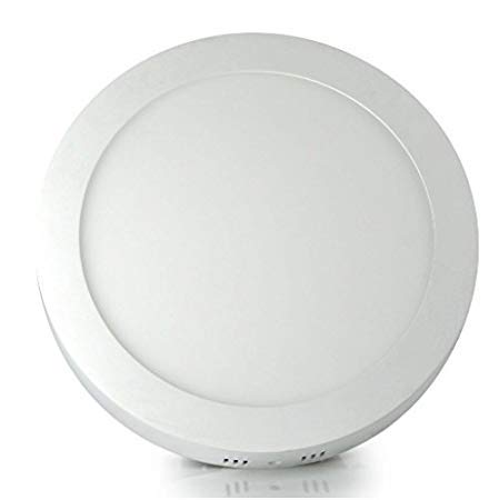 Product Cover Gesto Aluminium Metal 12-Watt Round LED Surface Panel Light (White, Small)