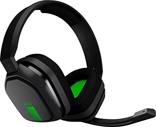 Product Cover ASTRO Gaming A10 Headset for Xbox One / Nintendo Switch / PS4 / PC and Mac - Wired 3.5mm and Boom Mic by Logitech - Bulk Packaging - Green/Black