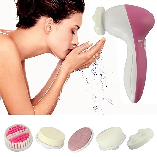 Product Cover EAYIRA Beauty Care Brush Deep Clean 5-In-1 Portable Electric Facial Cleaner Multifunction Massager Relief,facial massager,facial massager machine for face,face massager for facial