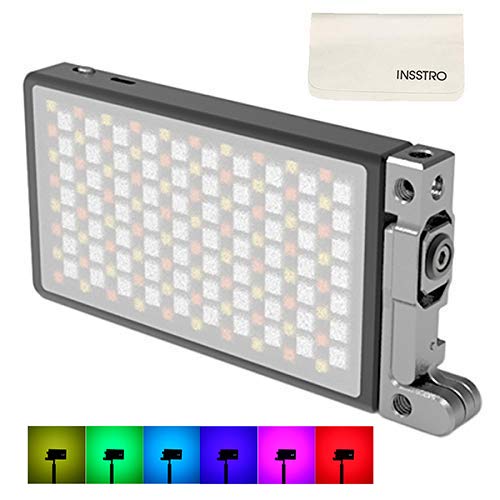 Product Cover BOLING BL-P1 RGB LED Full Color Light for Camera Camcorder, Rechargeable Pocket Size Video Light with 2500k-8500k Color Range, 9 Common Scenario Simulations with Premium Aluminum Alloy Shell