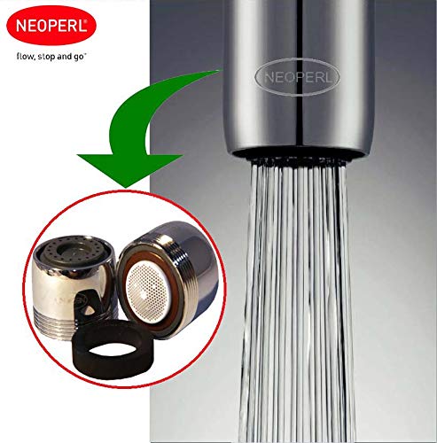 Product Cover Neoperl Water-saving Spray 4 LPM Pressure Compensating Technology with Standard Male M24x1 Housing - Pack of 2