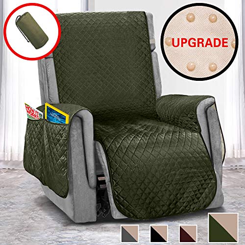 Product Cover Vailge Oversized Recliner Covers, Durable Recliner Slipover with Back Non-Slip Dots,Machine Washable Recliner Covers for Dogs, Children, Pets(Recliner Oversize:Bottle Green)