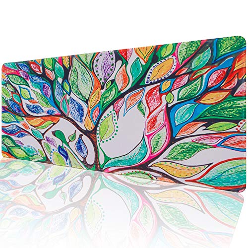 Product Cover Marphe Customized The Tree of Life Large Gaming Mouse Pad Stitched Edges Extended Mat Desk Pad Mousepad Long Non-Slip Rubber Mice Pads