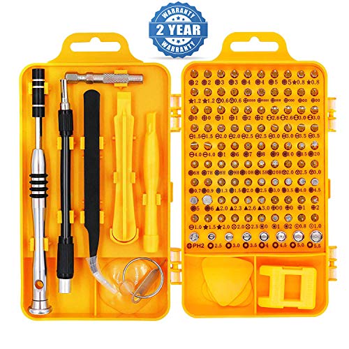 Product Cover Precision Screwdriver Set Magnetic - Professional 110 in 1 Screw driver Tools Sets, PC Repair Tool Kit for Mobile Phone/Tablet/Computer/Watch/Camera/Eyeglasses/Other Electronic Devices