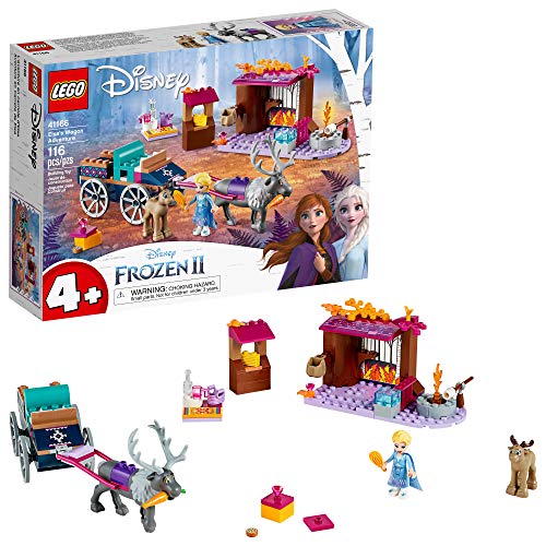 Product Cover LEGO Disney Frozen II Elsa's Wagon Carriage Adventure 41166 Building Kit with Elsa & Sven Toy Figure, New 2019 (116 Pieces)