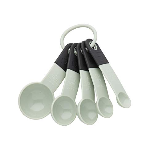 Product Cover KitchenAid KE057OHPIA Classic Measuring Spoons, Set of 5, Pistachio/Black