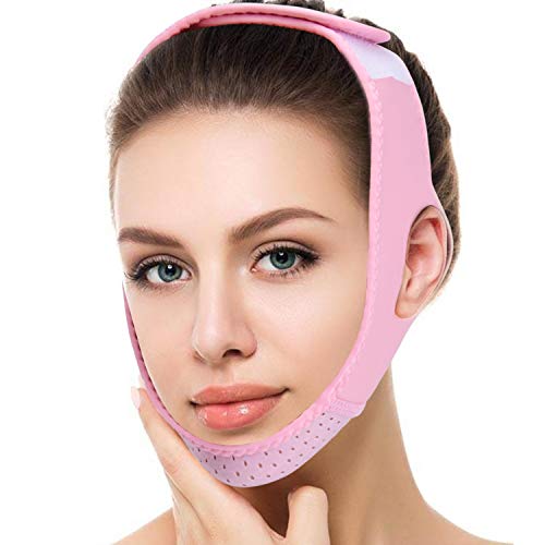 Product Cover Noverlife Facial Lifting Belt for Women, V-Line Chin Cheek Lift Up Band Anti Wrinkle Bandage, Slimming Bandages Double Chin Care Weight Loss V Face Belts Correction Belt
