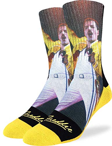 Product Cover Good Luck Sock Men's Freddie Mercury, Wembley Socks - Adult Shoe Size 8-13