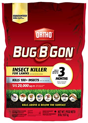Product Cover Ortho Bug B Gon Insect Killer for Lawns3. - Kills Ants, Fleas, Ticks, Chinch Bugs, Mole Crickets and Cutworms - Use on Lawns, Ornamentals and Home Perimeter, 20 LB