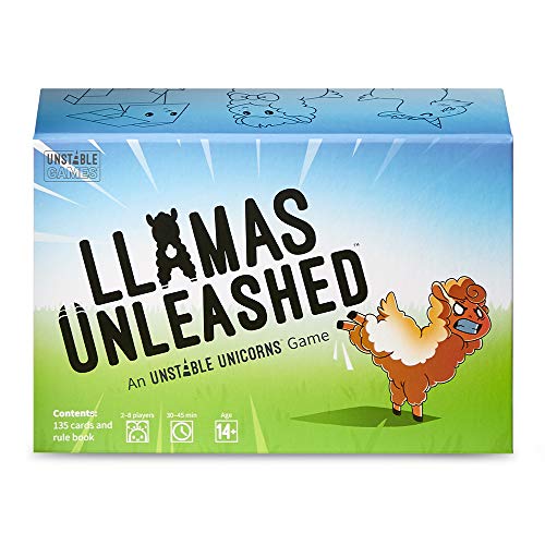 Product Cover Llamas Unleashed Base Game - from The Creators of Unstable Unicorns - A Strategic Card Game & Party Game for Adults & Teens