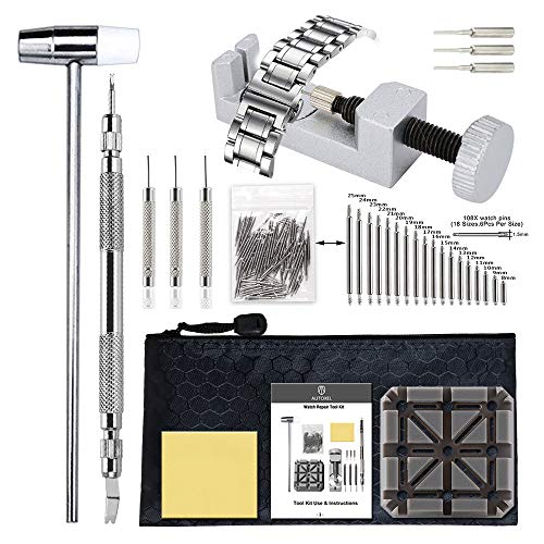Product Cover Watch Band Tool Kit - Watch Link Remover, Spring Bar Tool Set for Watch Repair and Watch Band Replacement