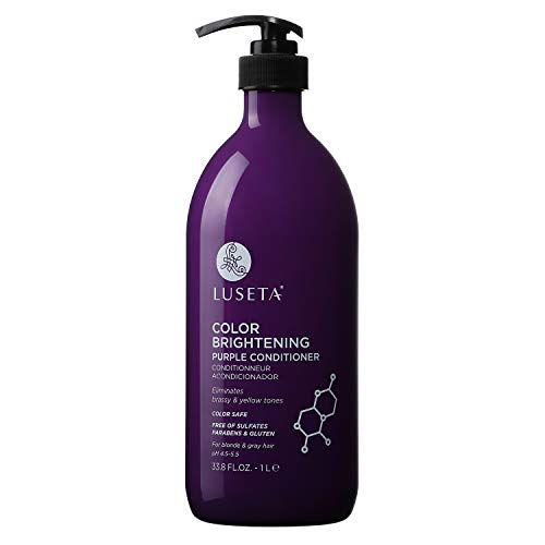 Product Cover Luseta Purple Conditioner Protects, Balances and Tones the Bleached, Color Treated, Silver, Brassy and Blonde Hair, Sulfate & pareteen Free 33.8FL