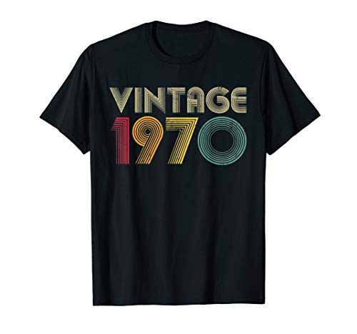 Product Cover Retro 1970 50th Birthday Gift Classic 50 Years Old Vintage T-Shirt