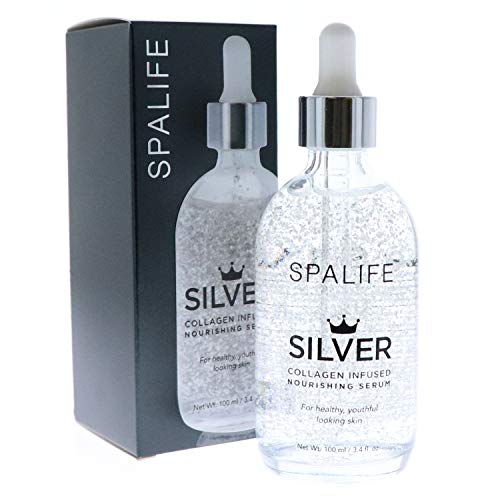 Product Cover SpaLife Nourishing Anti-Aging Gold & Silver Serums (Nourishing Silver & Collagen) 3.4 fl oz/100mL