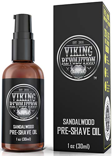 Product Cover Pre Shave Oil for Men - Best Shaving Oil with Sandalwood for Safety Razor, Straight Razor - For the Smoothest, Irritation Free Shave
