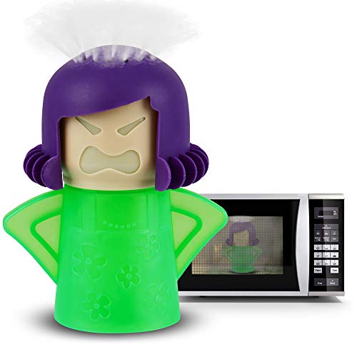 Product Cover Angry Mama Microwave Cleaner Microwave Oven Steam Cleaner Doll for Home, Kitchen and Office by AODOOR, Easily Cleans The Crud in Minutes