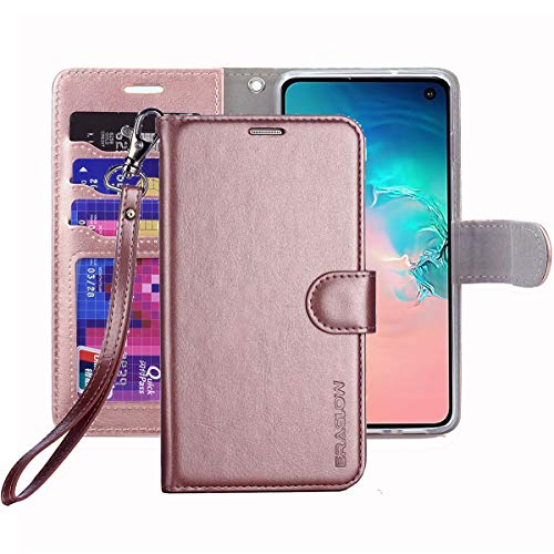 Product Cover ERAGLOW Galaxy S10e Wallet Case, Galaxy S10e Case, Premium PU Leather Wallet Flip Protective Phone Case Cover w/Card Slots & Kickstand for Samsung Galaxy S10e 5.8