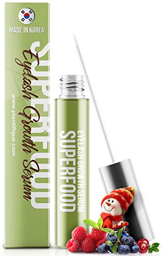 Product Cover Superfood 4ml Eyelash Growth Serum for Lash - Thick Lashes and Eyebrows Enhances Eye Concealer Effect - Lash Booster & Eyebrow Serum to Grow Thicker - Irritation Free & Concentrated Formula