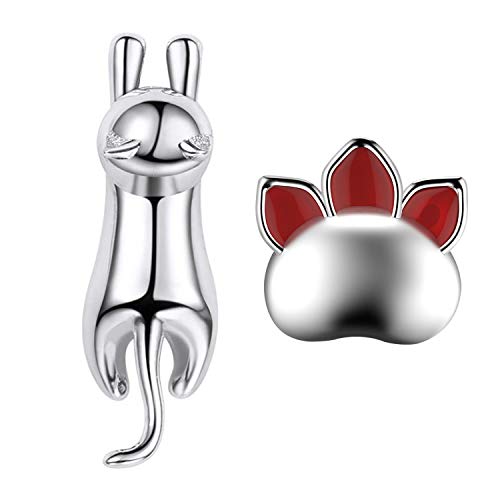 Product Cover Aioink Stud Earrings, S925 Sterling Silver Stud Earrings for Women and Girls - Cat Series