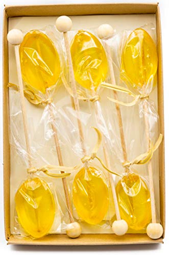 Product Cover Hand Made in USA Lemon Honey On Wooden Stirrer Gift Pack (6 Count)