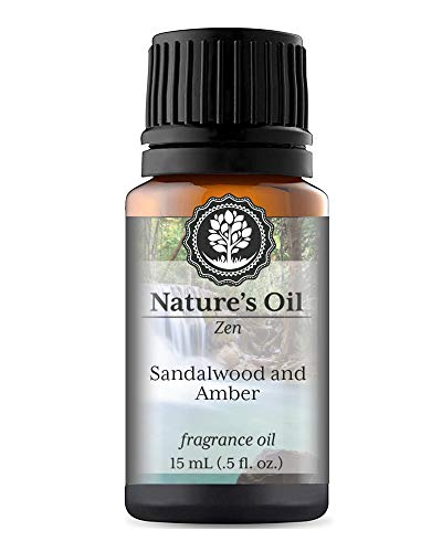 Product Cover Sandalwood and Amber Fragrance Oil (15ml) For Diffusers, Soap Making, Candles, Lotion, Home Scents, Linen Spray, Bath Bombs, Slime