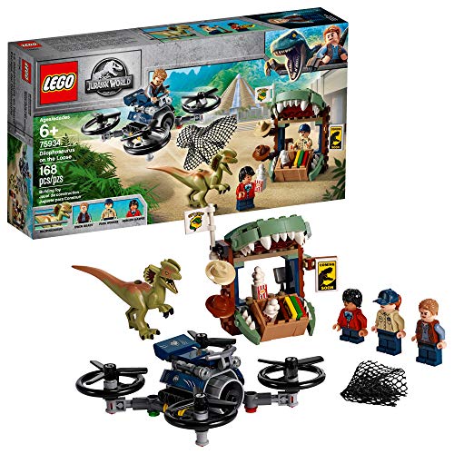 Product Cover LEGO Jurassic World Dilophosaurus on The Loose 75934 Building Kit (168 Pieces)