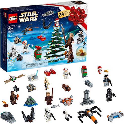 Product Cover LEGO Star Wars Advent Calendar 75245 Holiday Gift Set Building Kit with Star Wars Minifigure Characters (280 Pieces)