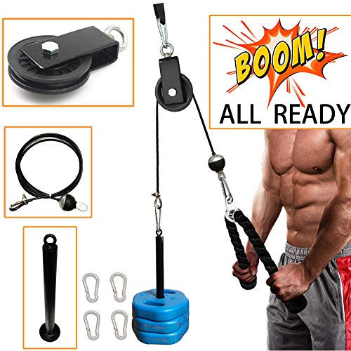 Product Cover SYL Fitness LAT Pulley System with Loading Pin DIY Gym Cable Crossover Attachment