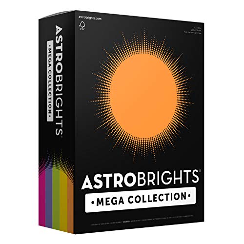 Product Cover Astrobrights Mega Collection 320 Sheets, 65 lb/176 gsm,
