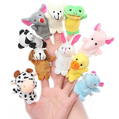 Product Cover Styleys Animal Finger Puppets - Set of 10