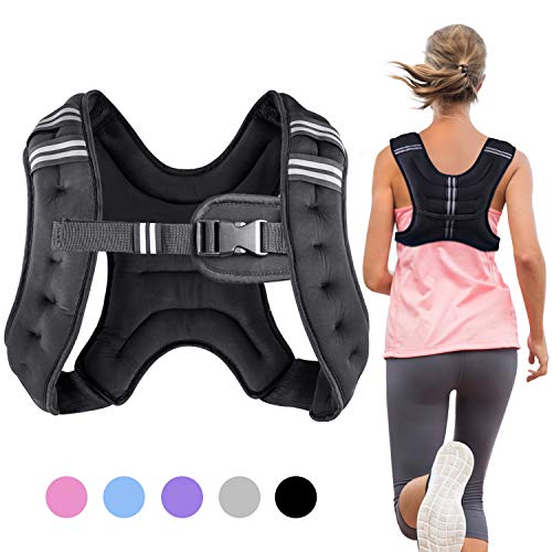 Product Cover Henkelion Running Weight Vest for Men Women Kids Weights Included, Body Weight Vests for Training Workout, Jogging, Cardio, Walking - 12 Lbs