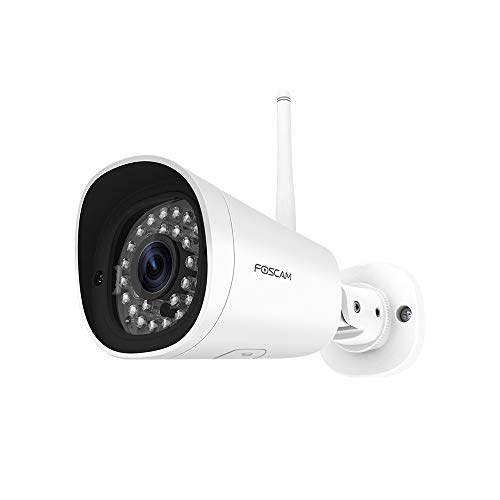 Product Cover Foscam G2 1080P 25FPS WiFi Security Camera, Alexa Compatible, AI Human & Motion Detection, Free Cloud Service Included, 65ft Night Vision with 30 IR LEDs, IP66 Weatherproof for Indoor or Outdoor,White