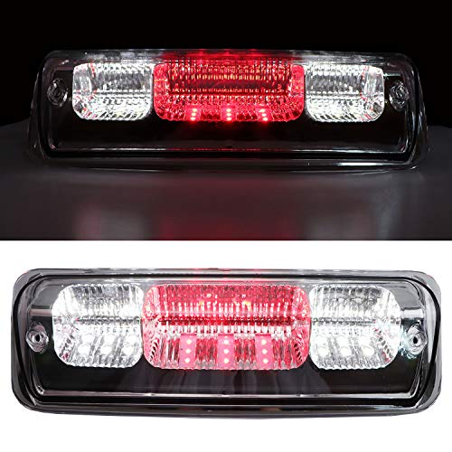 Product Cover   	 Youxmoto Rear Roof Center LED 3rd Brake Cargo Light, High Mount Stop Tail Light for 2004-2008 Ford F-150, 2007-2010 Ford Explorer Sport Trac, 2006-2008 Lincoln Mark LT (Chrome Housing Clear Lens)
