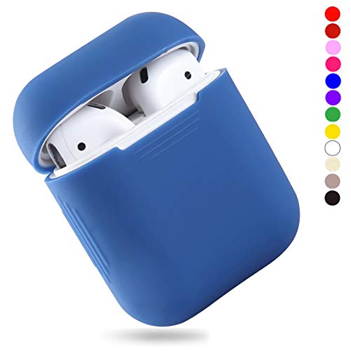 Product Cover EYEKOP AirPods Case, Premium Ultra-Thin Soft Skin Cover Compatible with Apple AirPods 2 & 1 - Light Blue