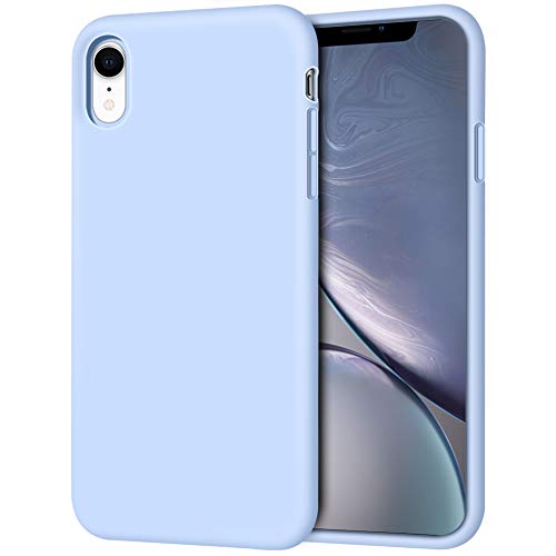 Product Cover iPhone XR Case, Anuck Soft Silicone Gel Rubber Bumper Phone Case with Anti-Scratch Microfiber Lining Hard Shell Shockproof Full-Body Protective Case Cover for Apple iPhone XR 6.1