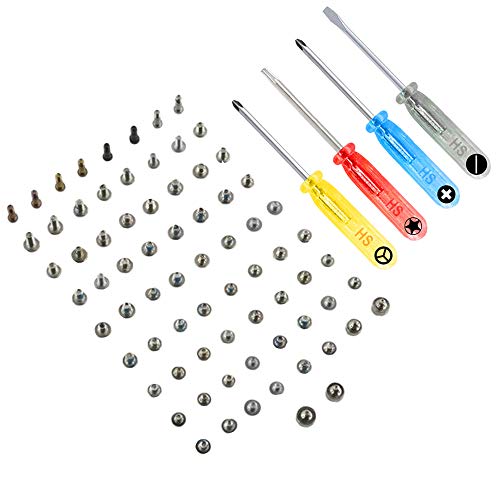 Product Cover MMOBIEL Complete Full Screw Set Compatible with iPhone XR 6.1 Inch with Each 2X Pentalobe Screws incl. 3X Screwdrivers