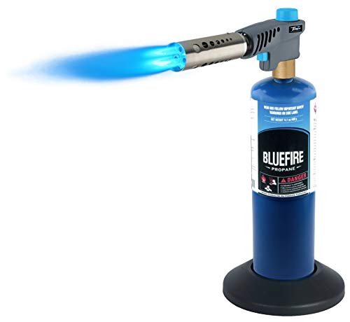 Product Cover MR.TORCH Triple Flame Jet Turbo Torch ONLY, Trigger Start Gas Cooking/Searing/Welding Torch Head, Fuel by MAPP/MAP Pro/Propane, Free Cylinder Stabilize Base!