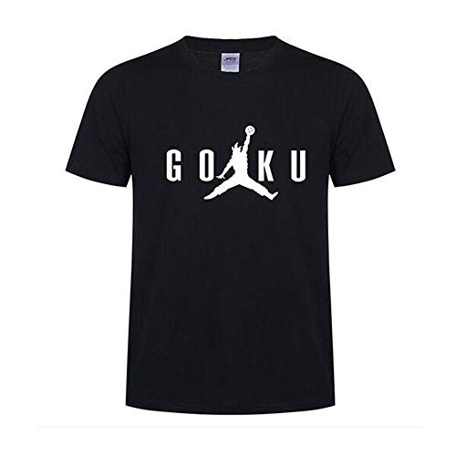 Product Cover Goku Dragon Ball T Shirt Funny Basketball Sports Tee Shirt Black