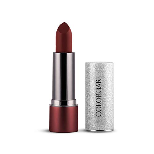 Product Cover Colorbar Cosmetics Glitter Me All Moonwalker Lipstick, Maroon, 4 g