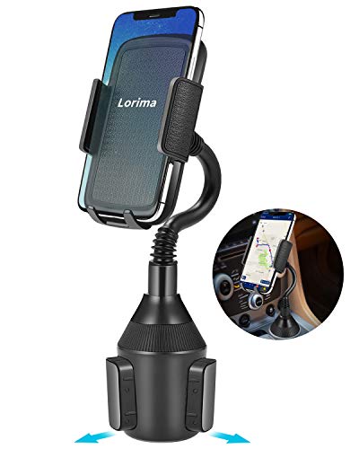 Product Cover Lorima Car Cup Holder Phone Mount with A Long Flexible Neck for Cell Phones iPhone XS/Max/X/8/7 Plus/Galaxy
