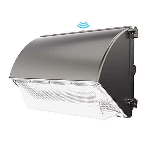 Product Cover HYPERLITE LED Wall Pack Light 50W 6,500LM (130lm/w) 5000K with Dusk to Dawn Photocell UL/DLC Certified Suitable for Wet Location Bright Outdoor Wall Pack for Parking Lot Alleyways Warehouse