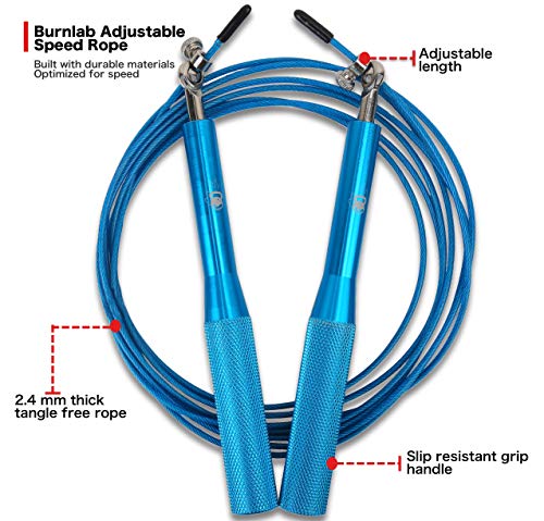Product Cover Burnlab Metallic Handle Skipping Rope