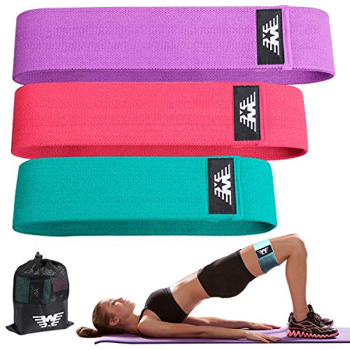 Product Cover Walito Resistance Bands for Legs and Butt,Exercise Bands Set Booty Bands Hip Bands Wide Workout Bands Sports Fitness Bands Resistance Loops Band Anti Slip Elastic (Set 3)